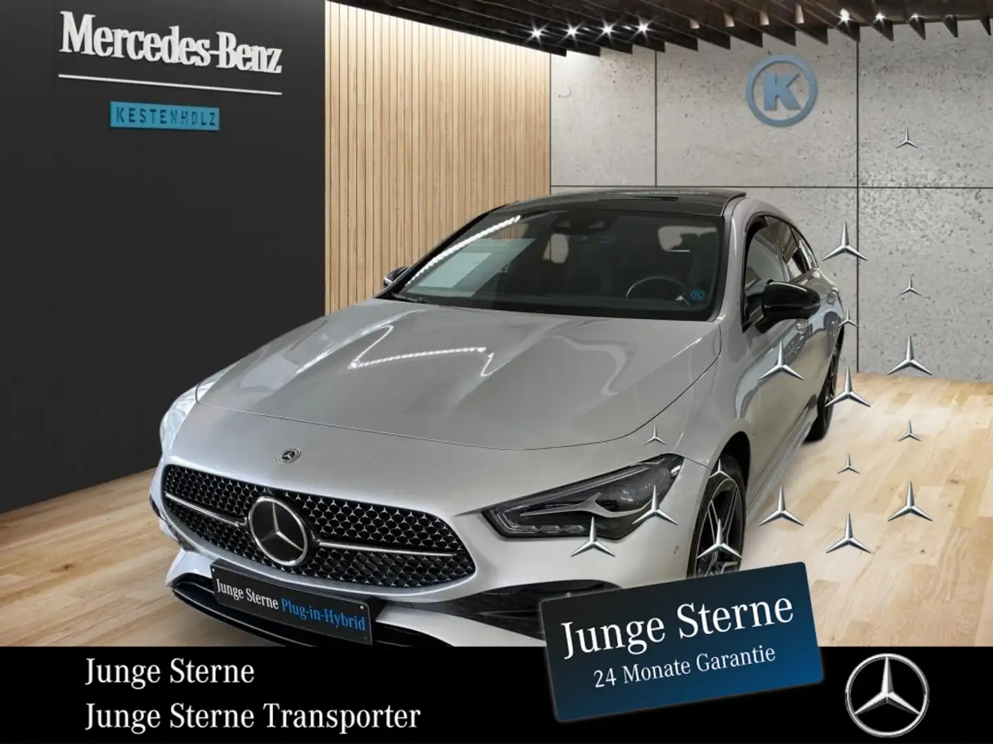 Mercedes-Benz CLA 250 e SB *AMG*NIGHT*AHK*PANO*MBUX*360°*STHZ* Silber - 1