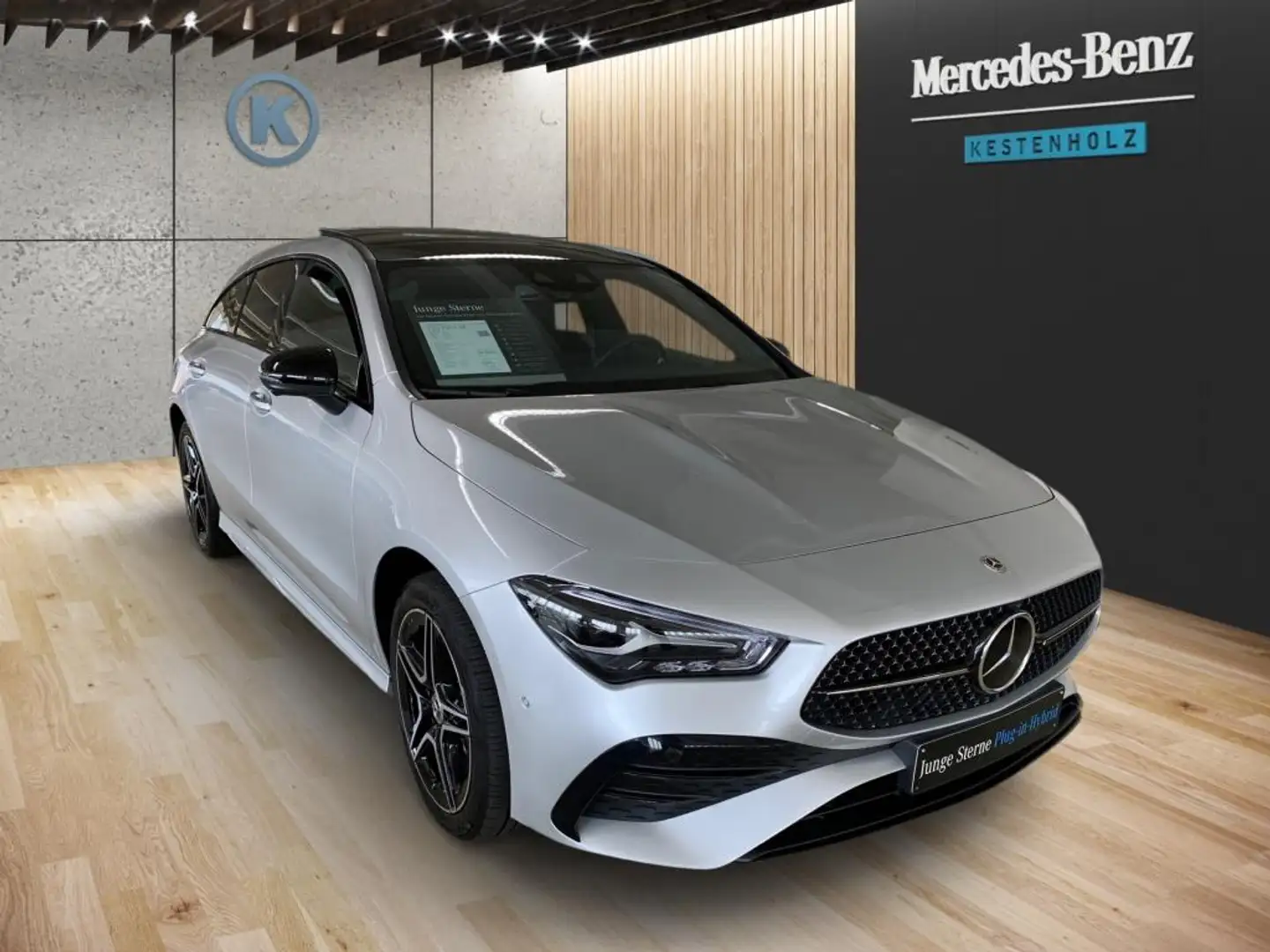 Mercedes-Benz CLA 250 e SB *AMG*NIGHT*AHK*PANO*MBUX*360°*STHZ* Silber - 2