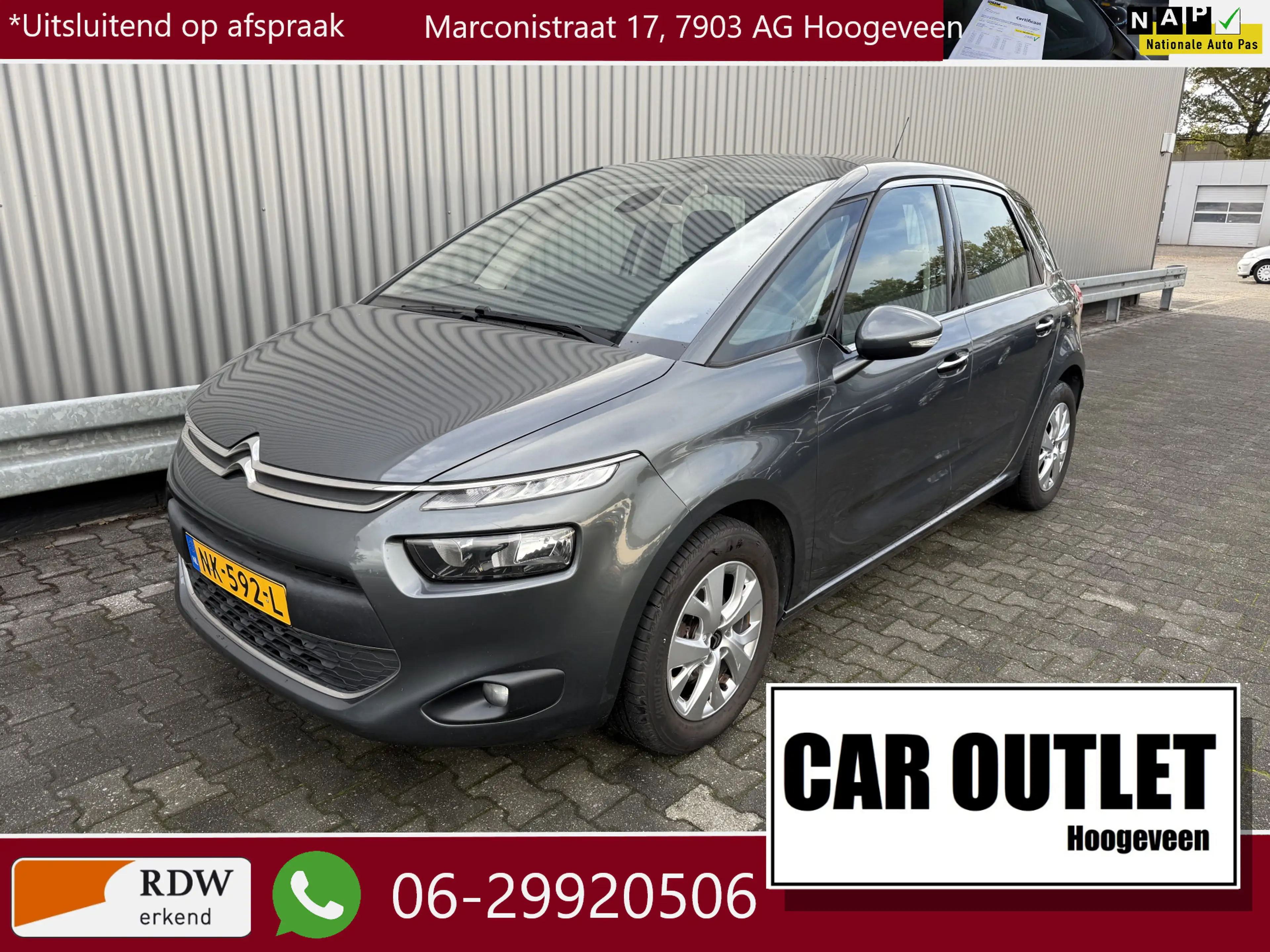 Citroen C4 Picasso 1.6 VTi Intensive Clima, Navi, LM, Cruise, nw. APK