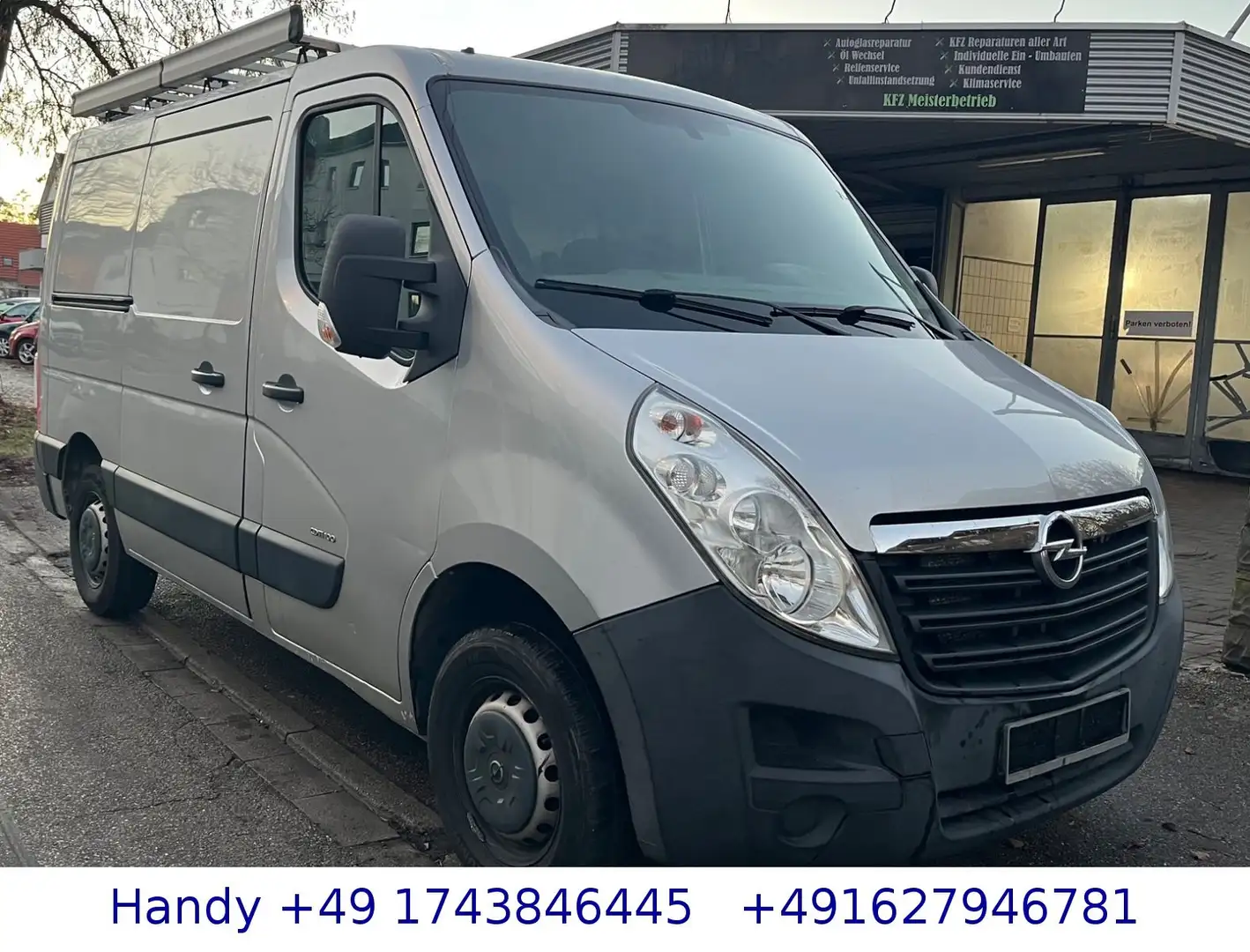Opel Movano B 2,3 CDTI L1H1/TÜV AU NEU/KLIMA/AHK Silber - 2