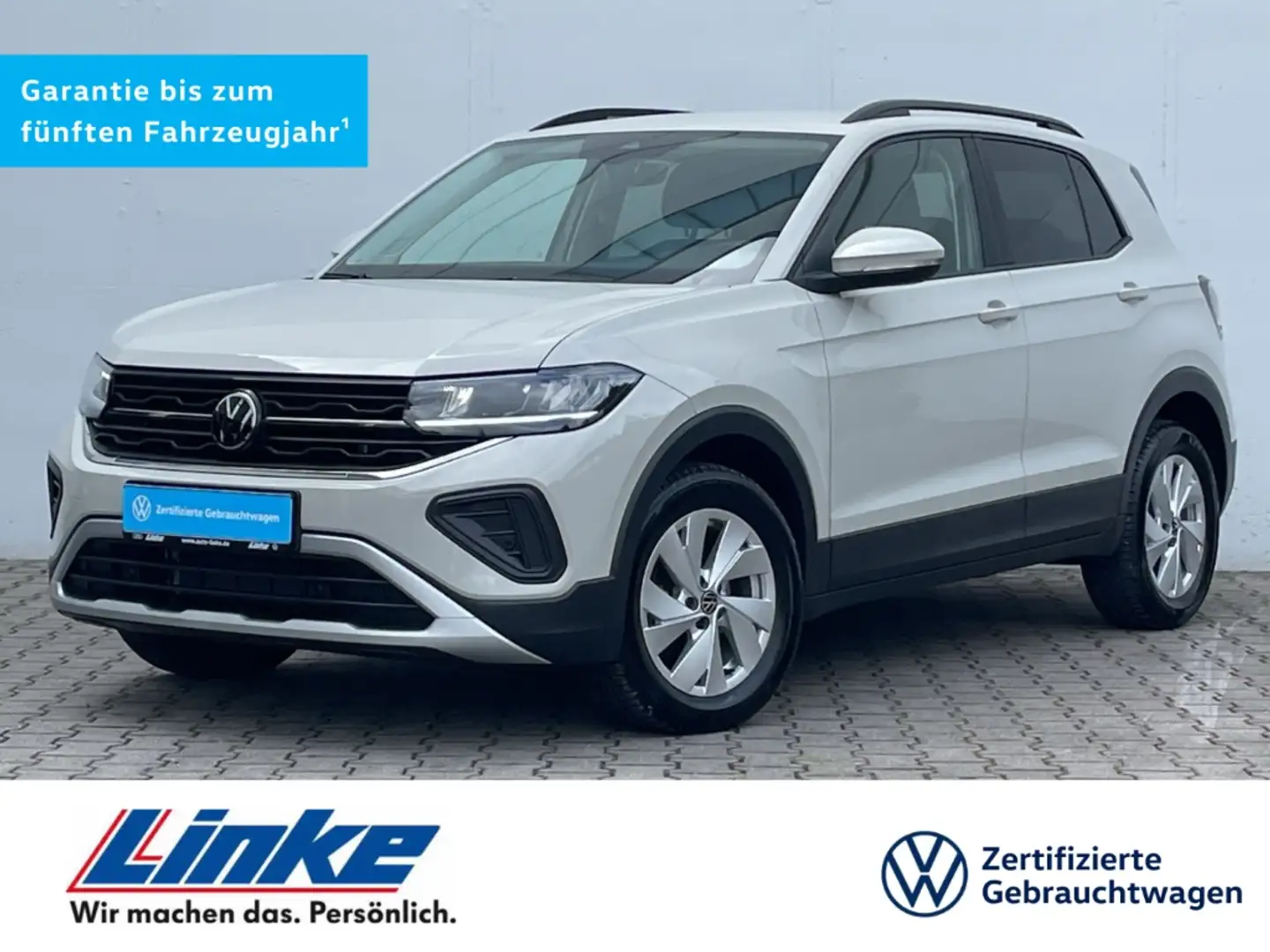 Volkswagen T-Cross 1.0 TSI DSG Life Kamera/ACC/App-Connect/LED/Sitzhz Gris - 1