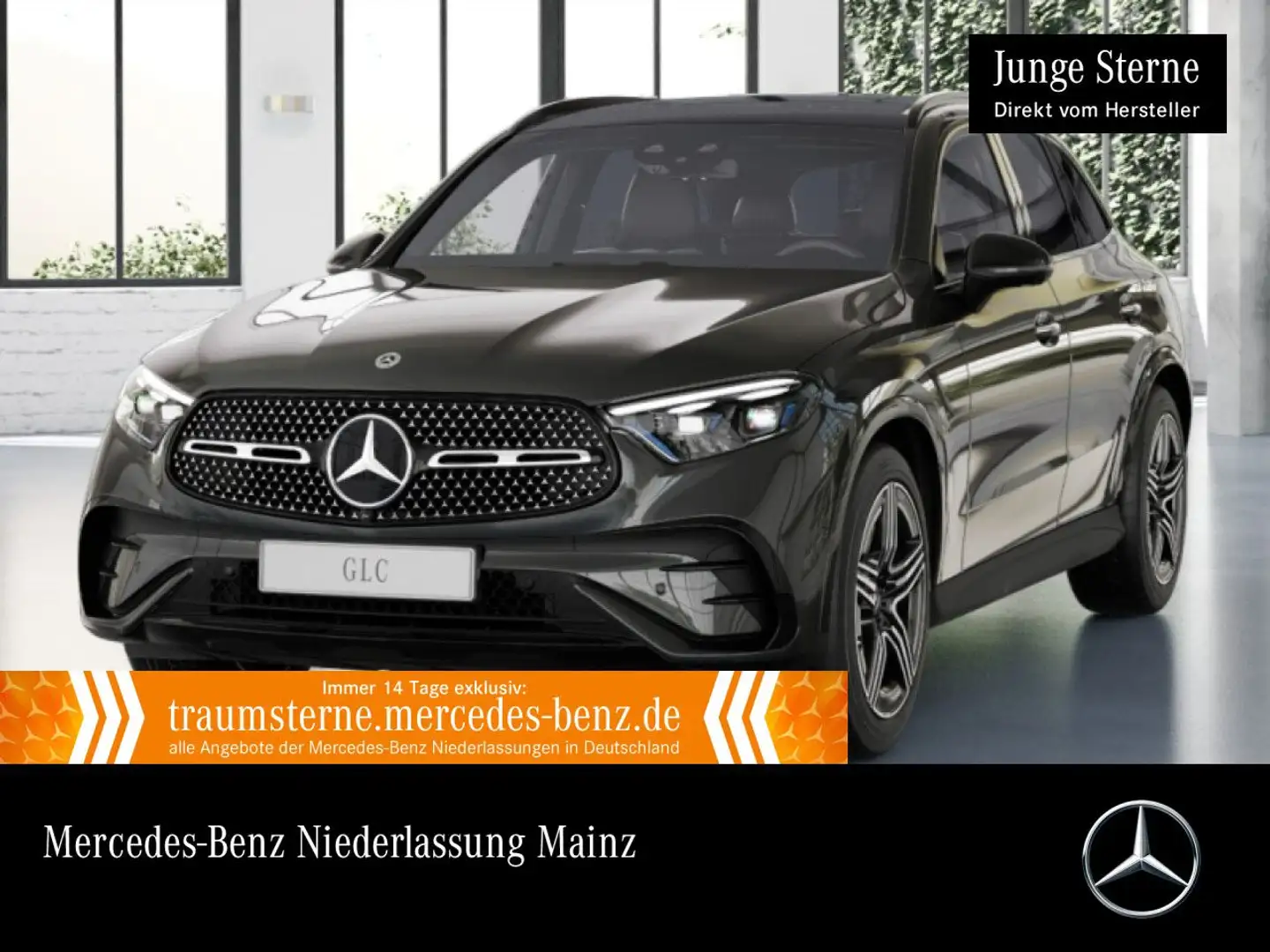 Mercedes-Benz GLC 220 d 4M AMG+NIGHT+PANO+360+AHK+STHZG+KEYLESS Grau - 1