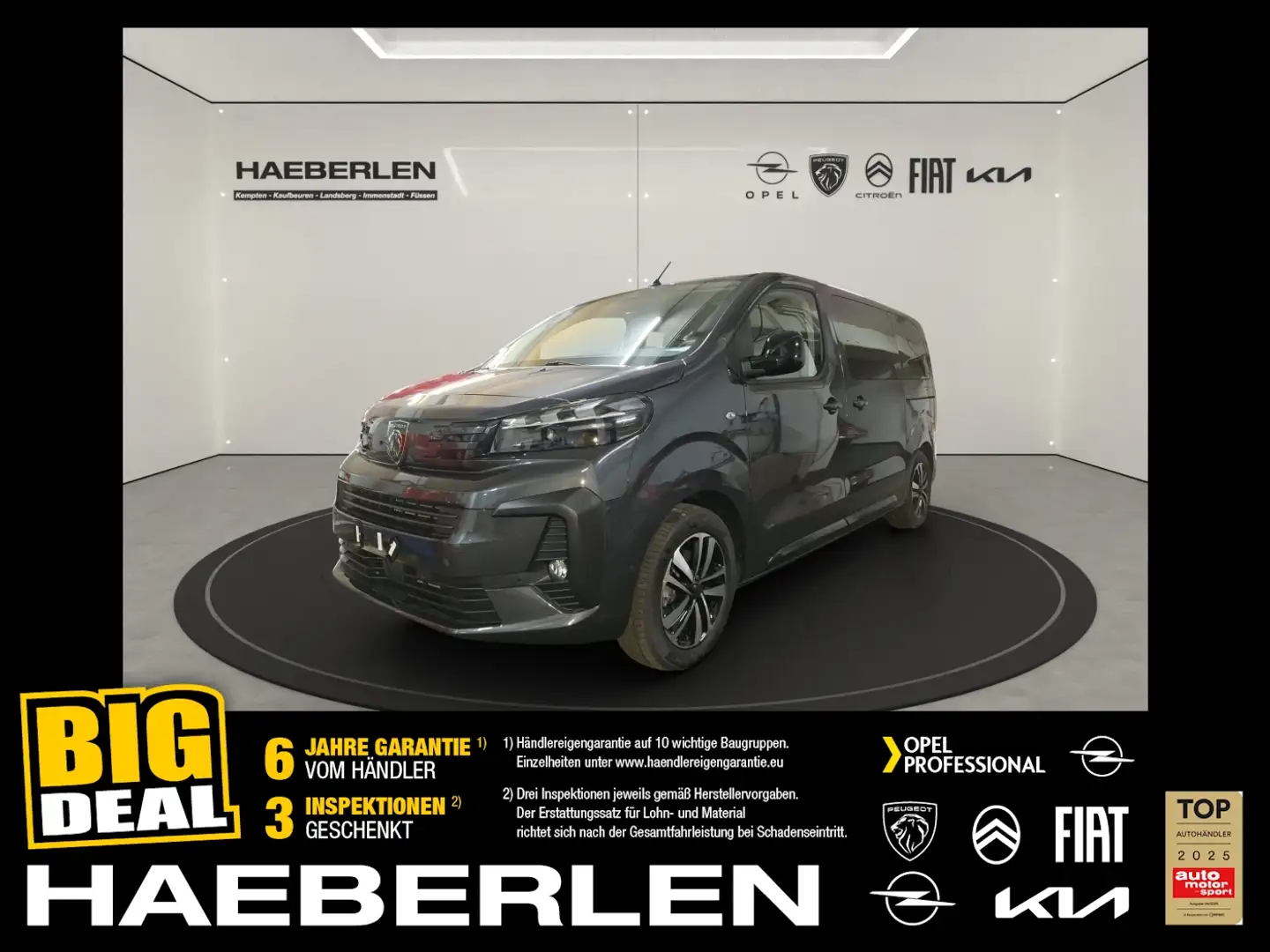 Peugeot Traveller 2.0 BlueHDi ELEK. TÜREN+TOP AUSSTATTUNG Grau - 1