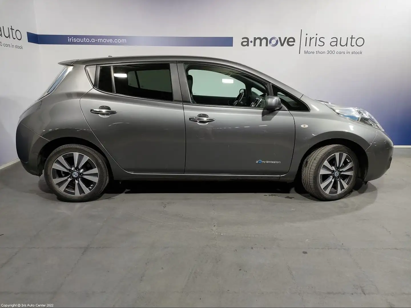 Nissan Leaf 24 KWH | CAM 360 | NAVI  SIEGE CHAUF Grijs - 2