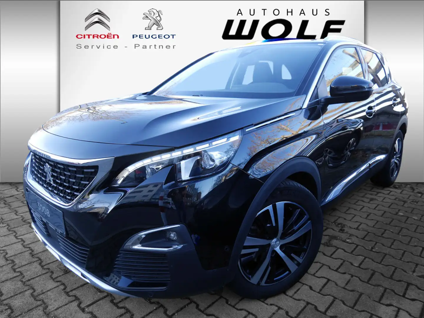 Peugeot 3008 Allure BlueHDi 130 SHZ KAMERA NAVI LED Noir - 1