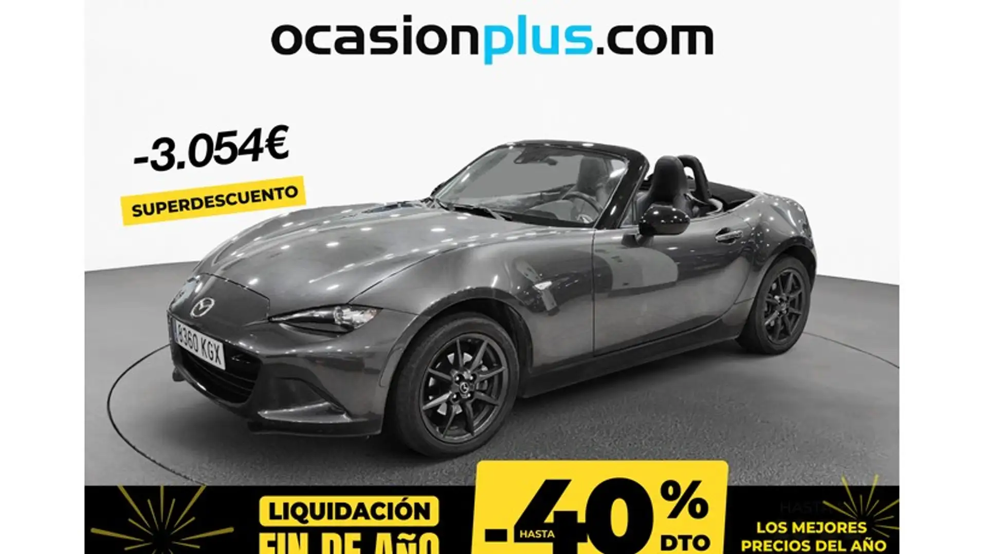 Mazda MX-5 1.5 Evolution Soft Top Gris - 1