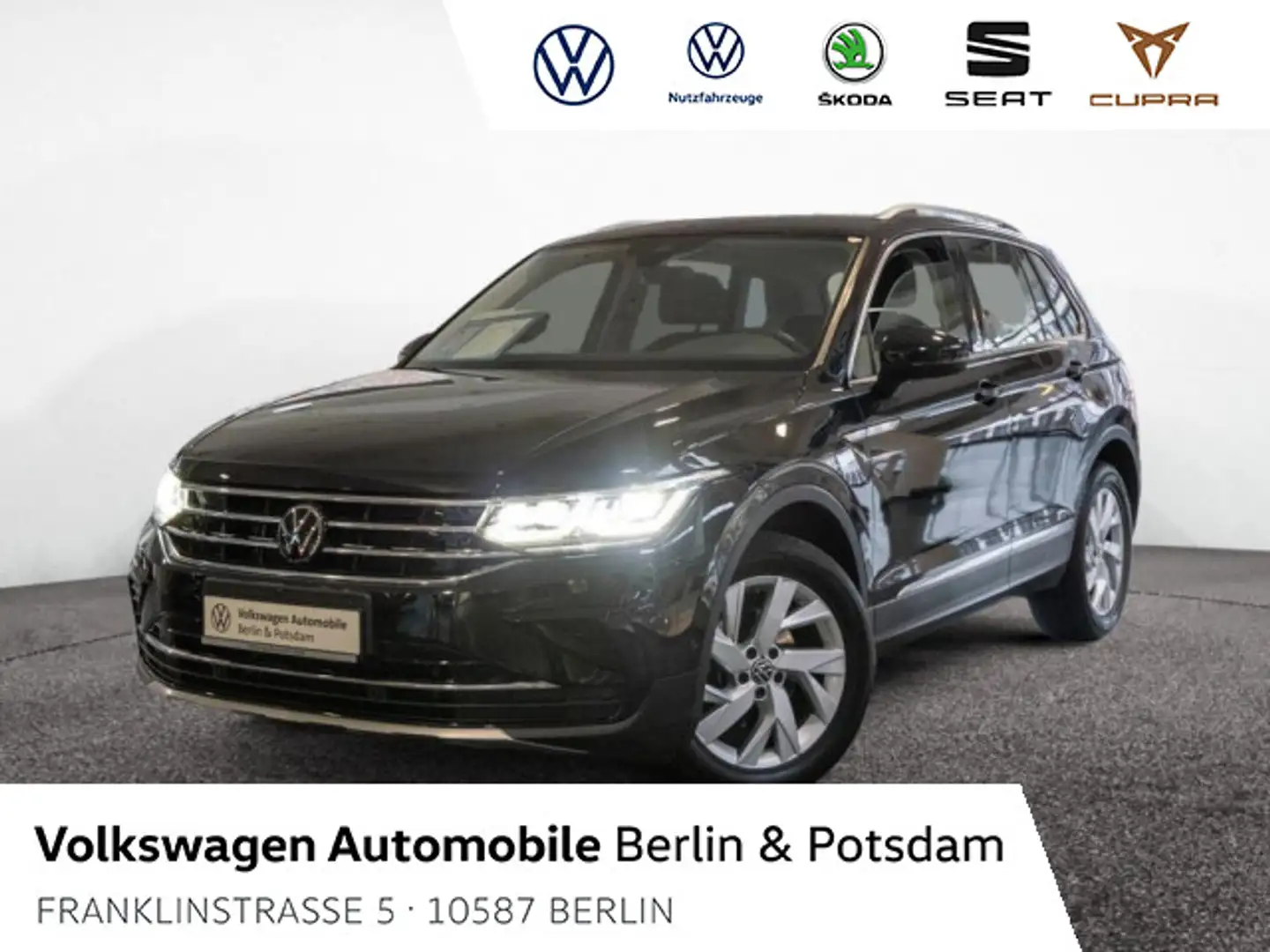 Volkswagen Tiguan 2.0 TDI DSG Elegance Standhzg Pano AHK Ka Schwarz - 1