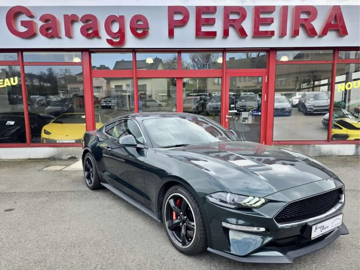 Ford Mustang 5.0 BULLITT L0753/1000 EUROPA COC CUIR NAVI Vert - 1