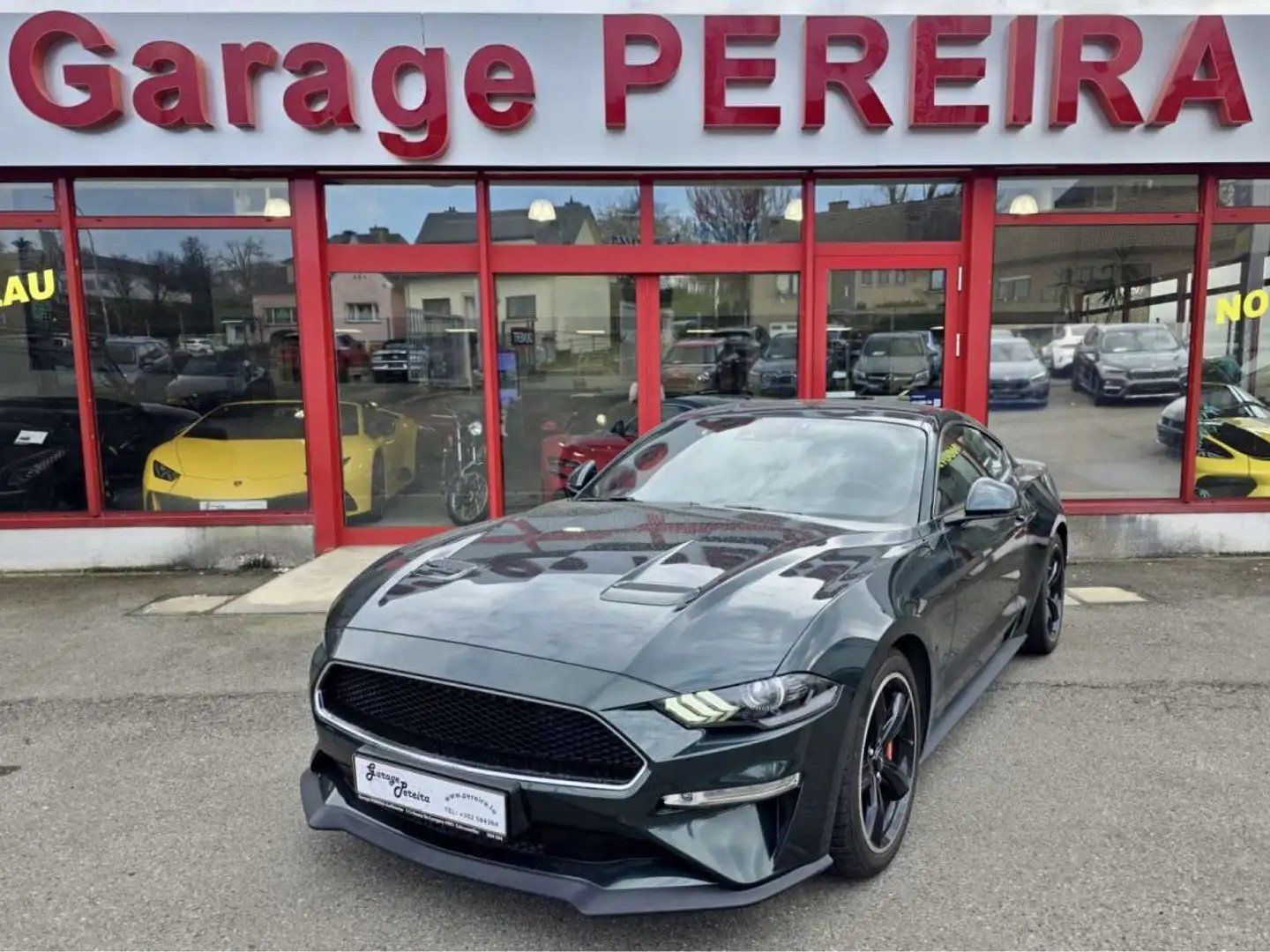 Ford Mustang 5.0 BULLITT L0753/1000 EUROPA COC CUIR NAVI Vert - 2