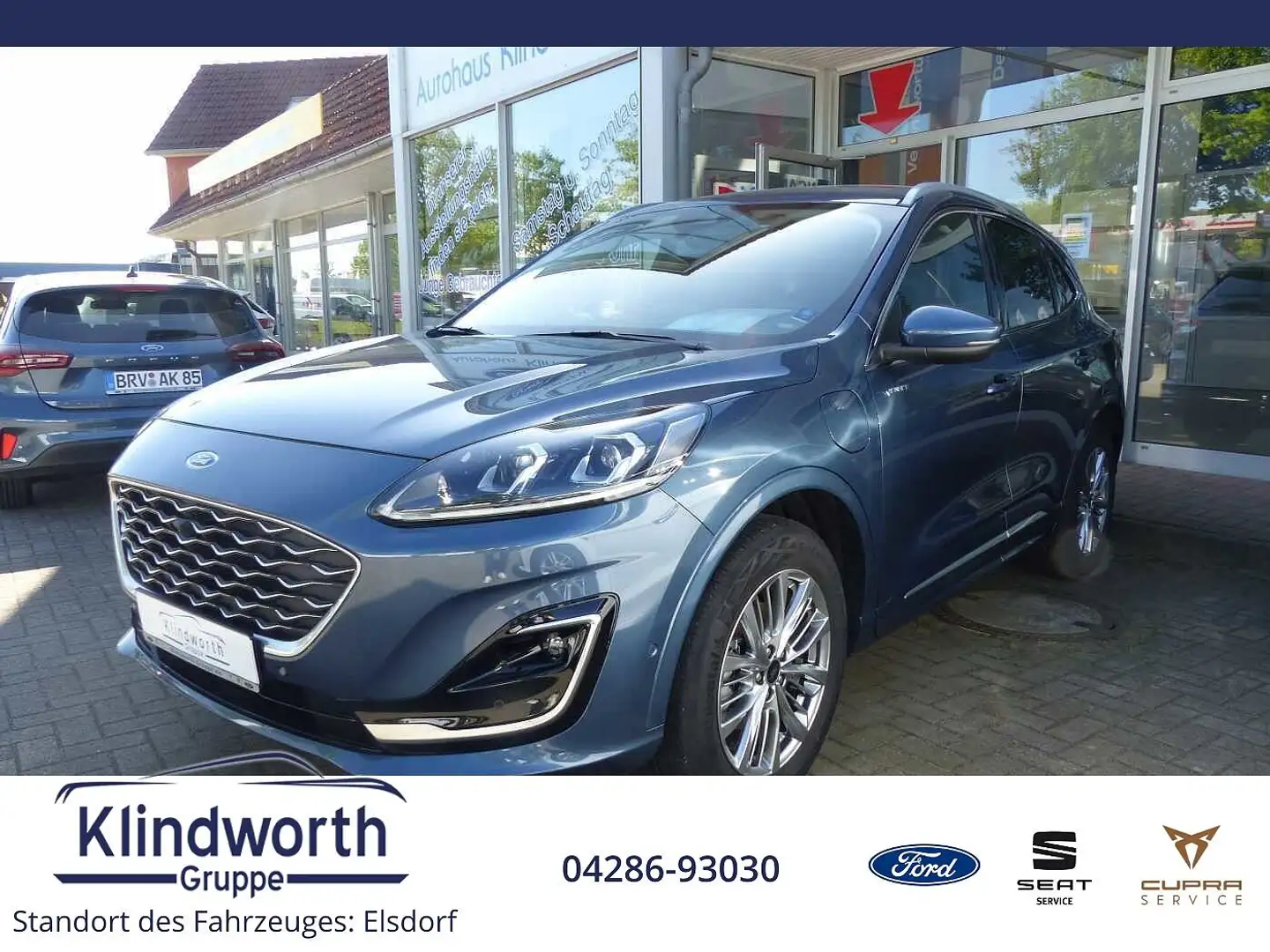 Ford Kuga 2.5 Duratec PHEV VIGNALE LED+iACC+Navi Blau - 1