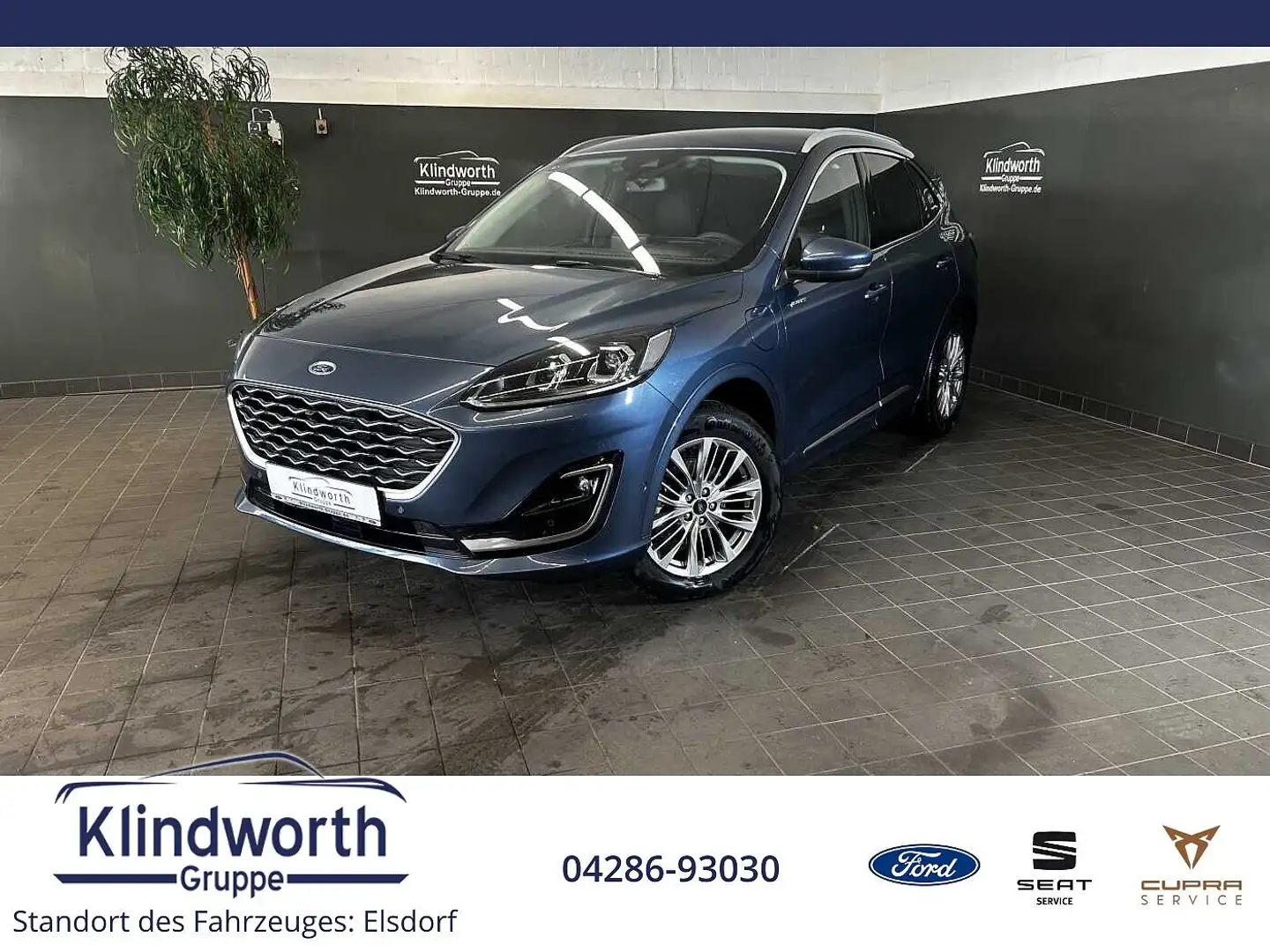 Ford Kuga 2.5 Duratec PHEV VIGNALE LED+iACC+Navi Blau - 1