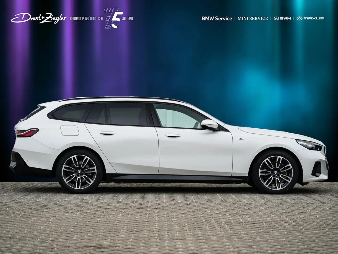 BMW 520 d xDrive Touring M Sport AHK PanoDach LiCoPro Blanco - 2