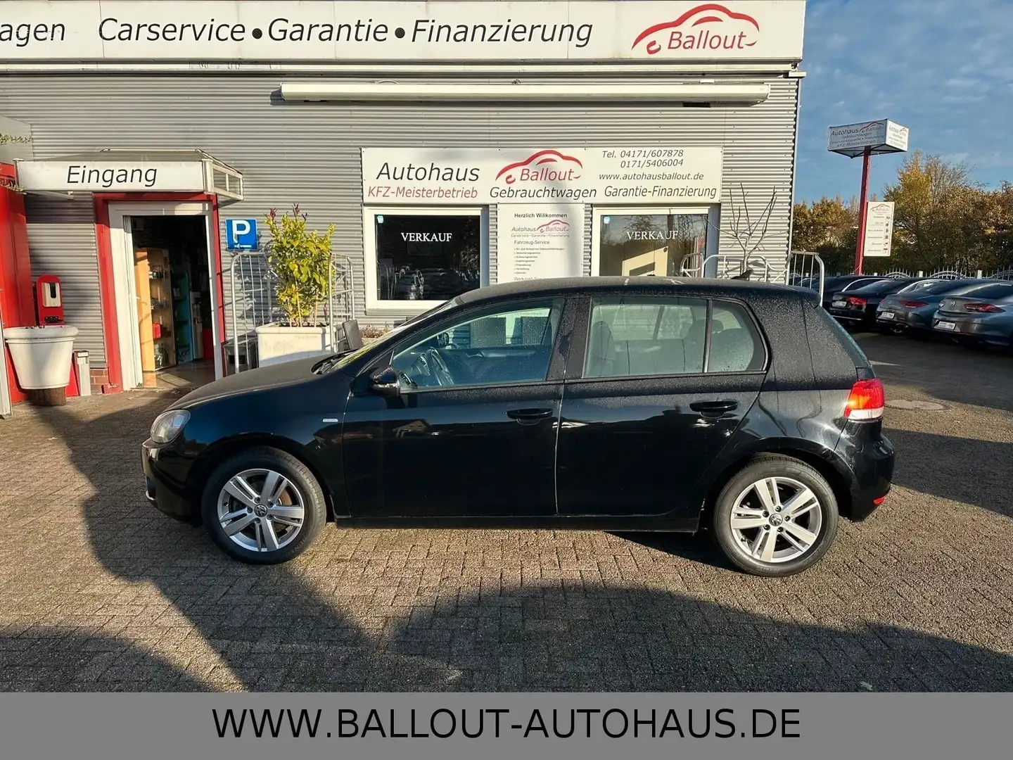 Volkswagen Golf VI Match BlueMotion*1HAND*SHZ*NAVI*GARANTI Negro - 1