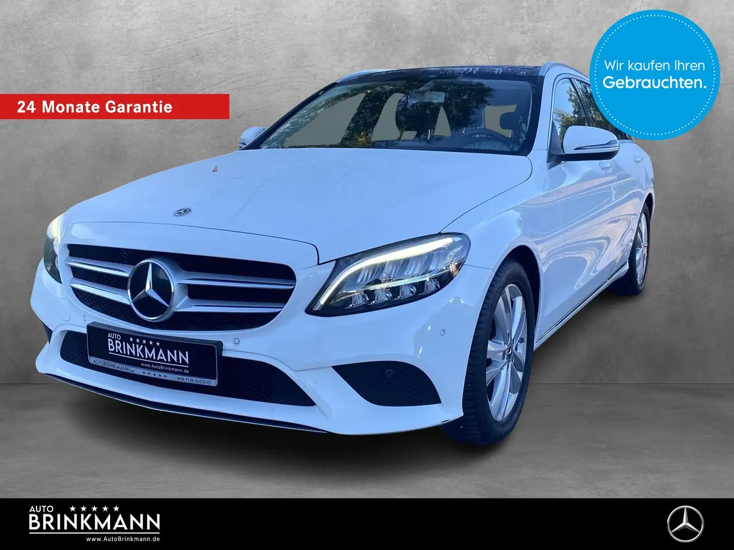 Mercedes-Benz C 180 C 180 T AVANTGARDE/AHK/PANO/LED/KAMERA/NAVI Kamera Weiß - 1