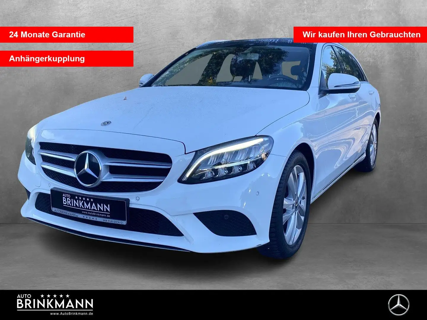 Mercedes-Benz C 180 C 180 T AVANTGARDE/AHK/PANO/LED/KAMERA/NAVI Kamera Blanc - 1