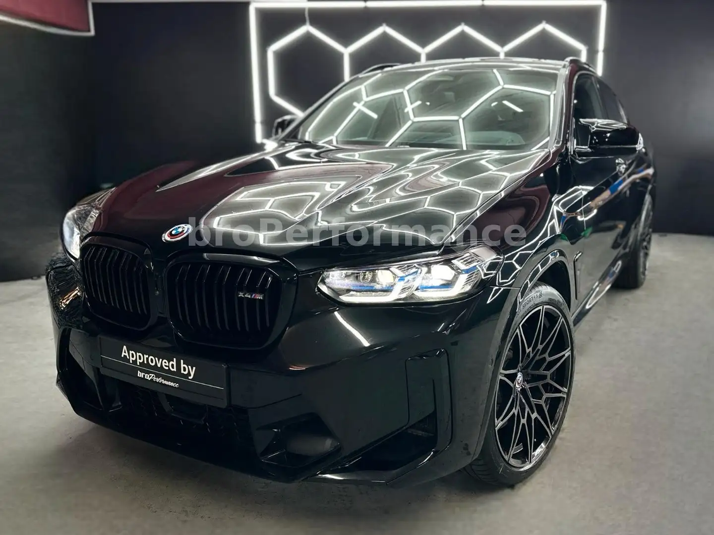 BMW X4 M Competition *HUD*PANO*ACC*HK*360* Noir - 2