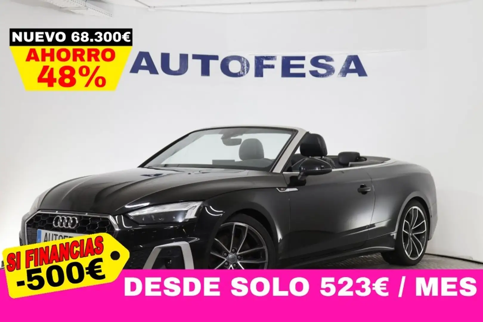 Audi A5 35 TDI S-LINE S-TRONIC 163cv 2P #IVA DEDUCIBLE, NA Negro - 1