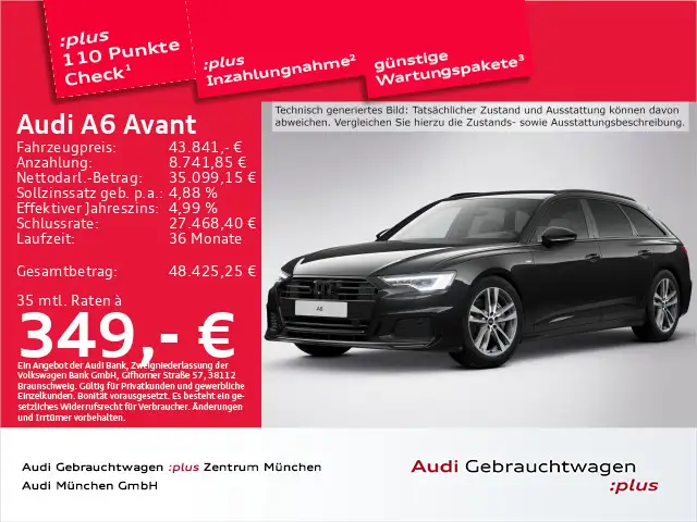 Audi A6 45 TFSI S tronic 2x S line Matrix/AHK/V