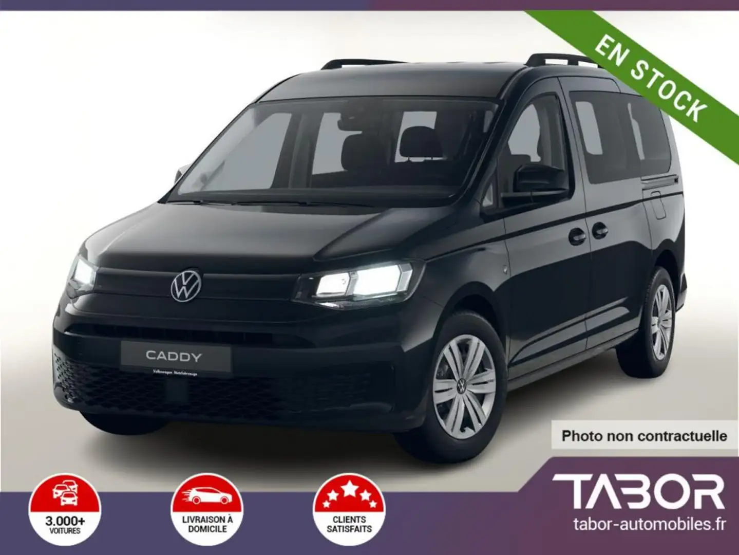 Volkswagen Caddy Maxi 2.0 TDI 102 7PL DigCo Cam Noir - 1