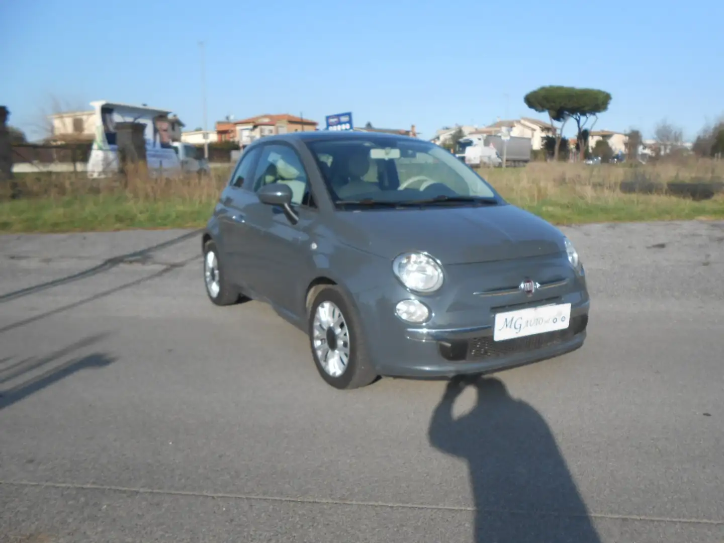Fiat 500 500 1.3 mjt 16v Lounge 95cv my14 Grijs - 2
