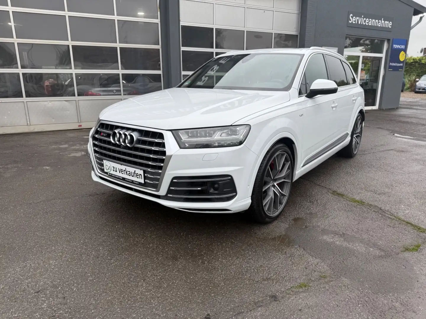 Audi SQ7 4.0 TDI quattro service Neu Garantie Voll Weiß - 1