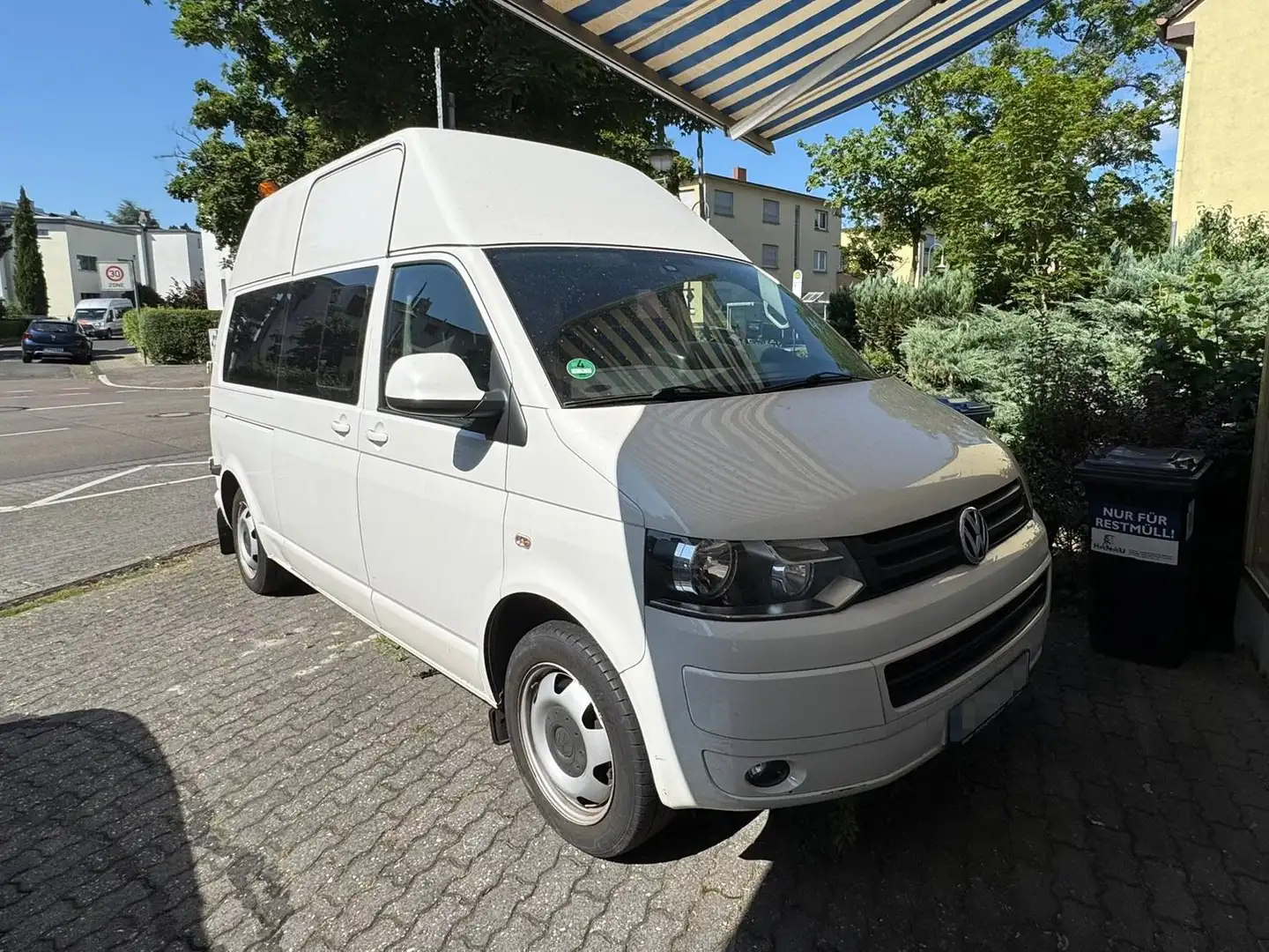 Volkswagen T5 Kombi BiTDi Lang/Hoch, Scheckh., ATM 160'/Turbo 168'km Fehér - 1