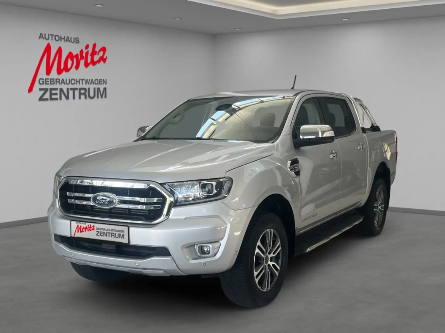 Ford Ranger 2.0 TDCi Panther Limited 4x4 Aut. *LEDER*10 GANG A Argent - 1