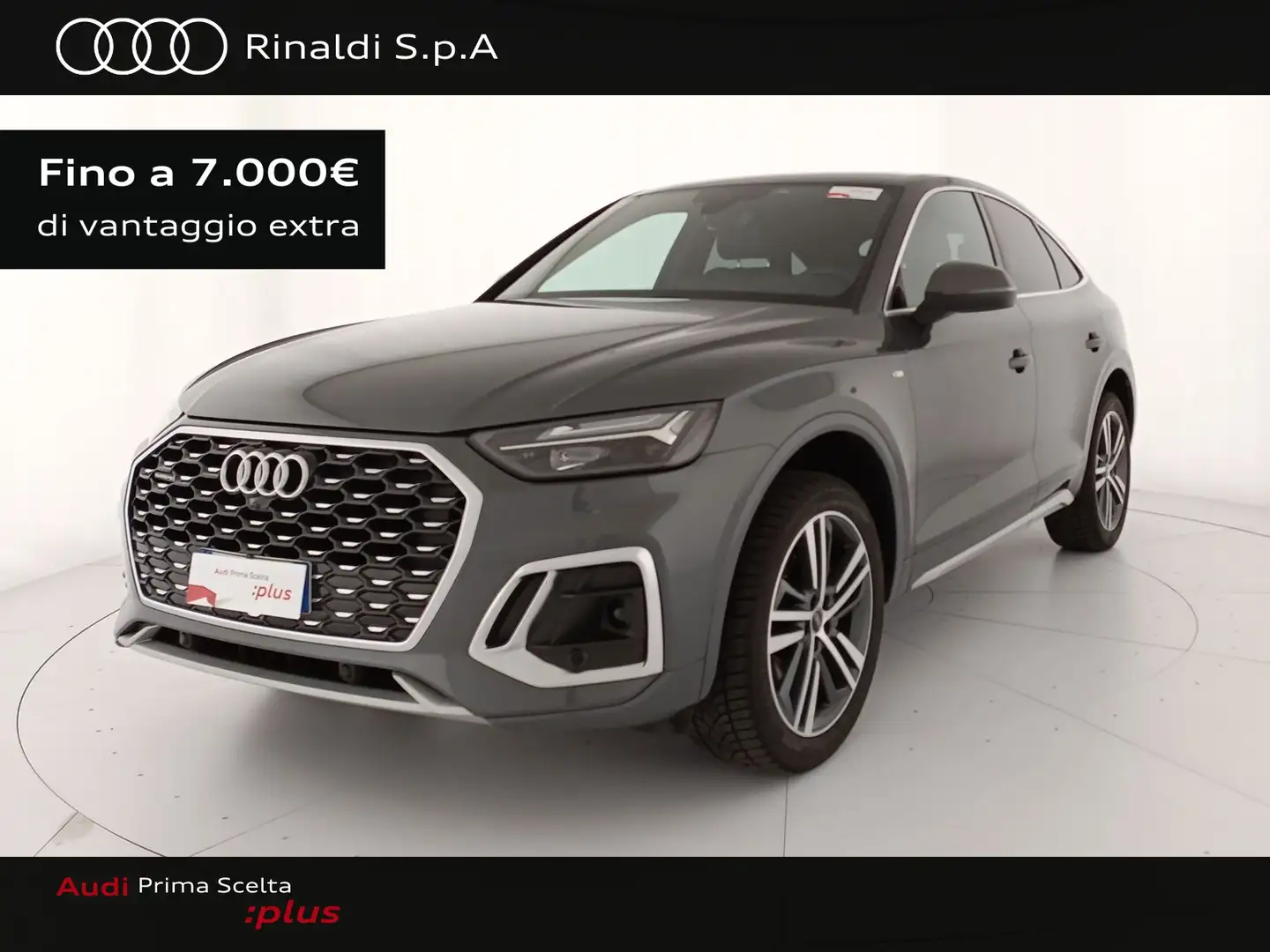 Audi Q5 sportback 40 2.0 tdi mhev 12v s line plus quattro Gris - 1