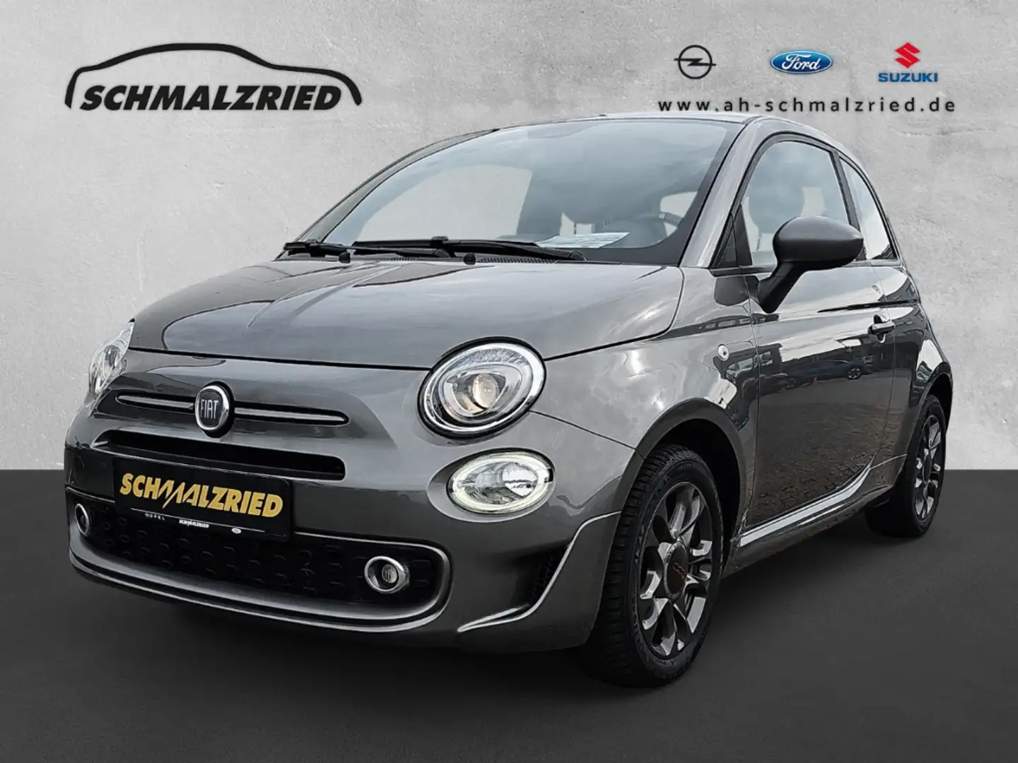 Fiat 500 Sport 1.2 Sportpaket Apple CarPlay Android Auto Mu Grau - 1