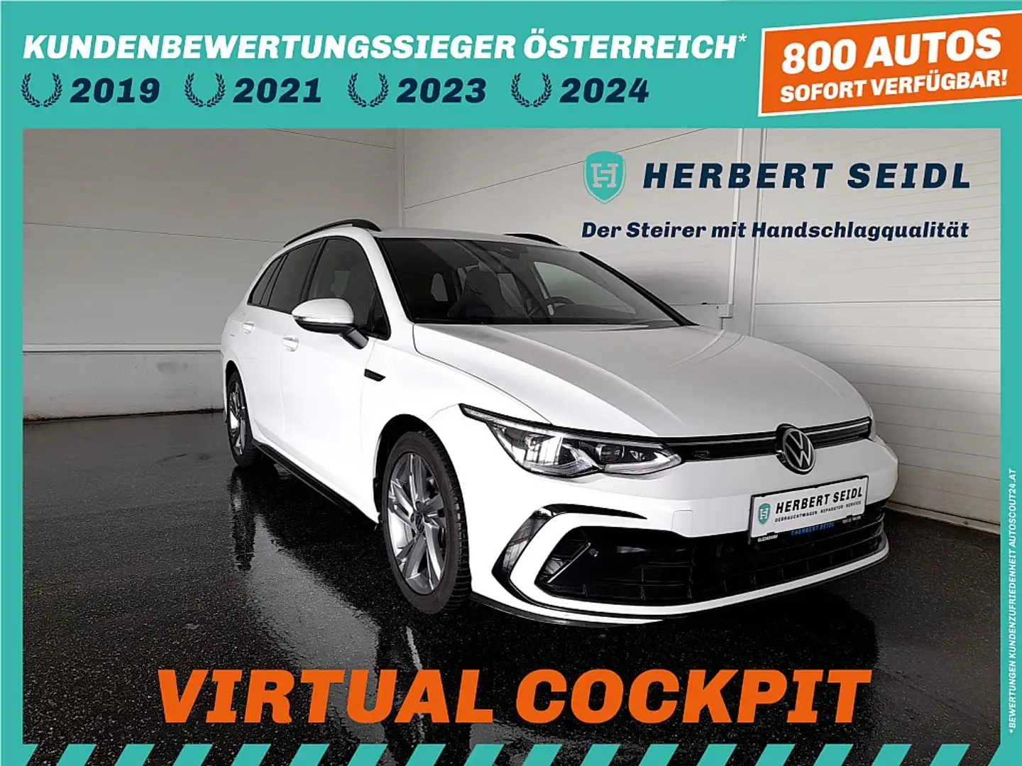 Volkswagen Golf Variant Golf VIII Variant R-Line 2,0 TDI DSG *MATRIX-LE... Белый - 1