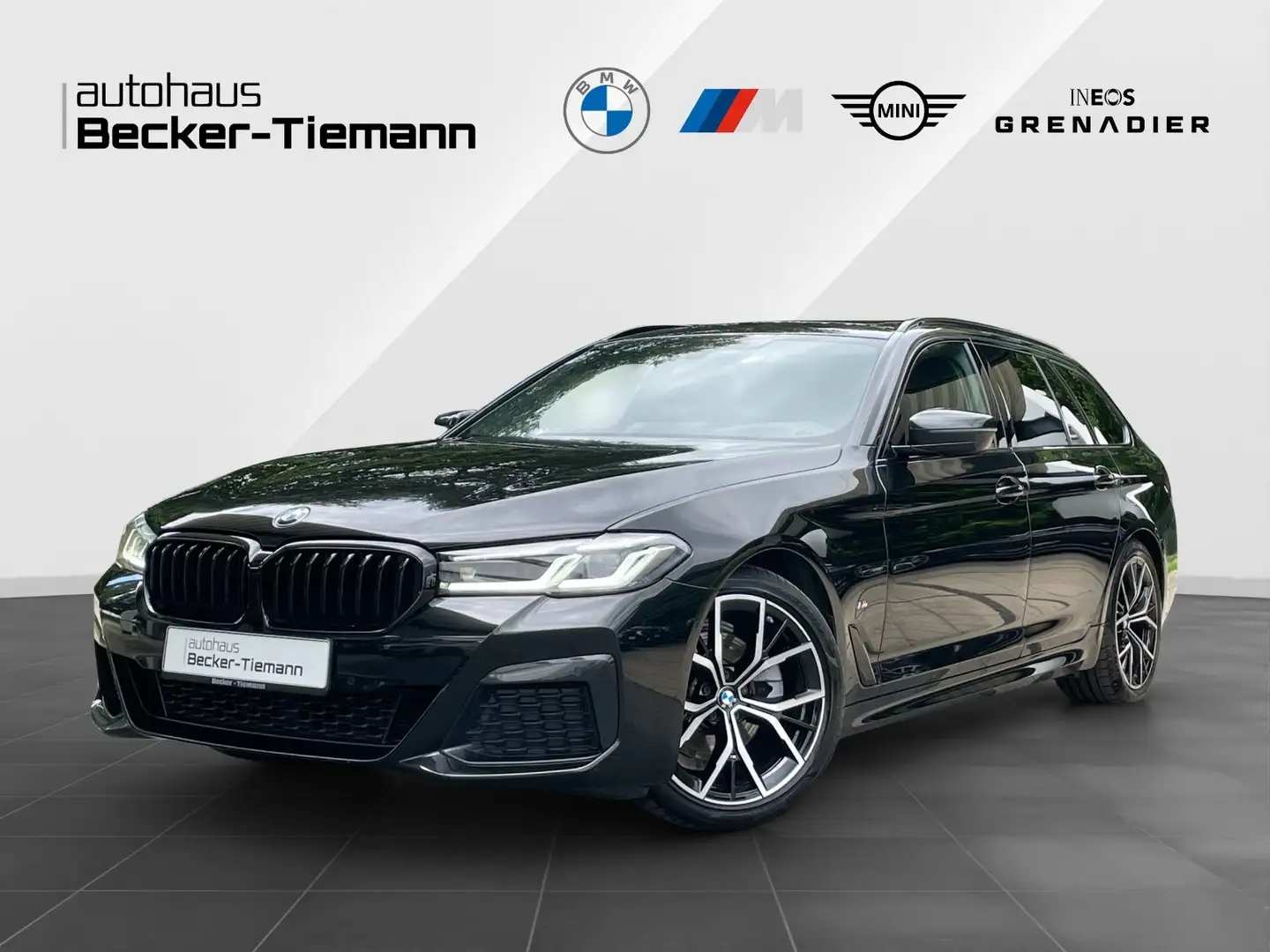 BMW 520 d Touring | M Sport | Pano.Dach | Head-Up | AHK | Negro - 1