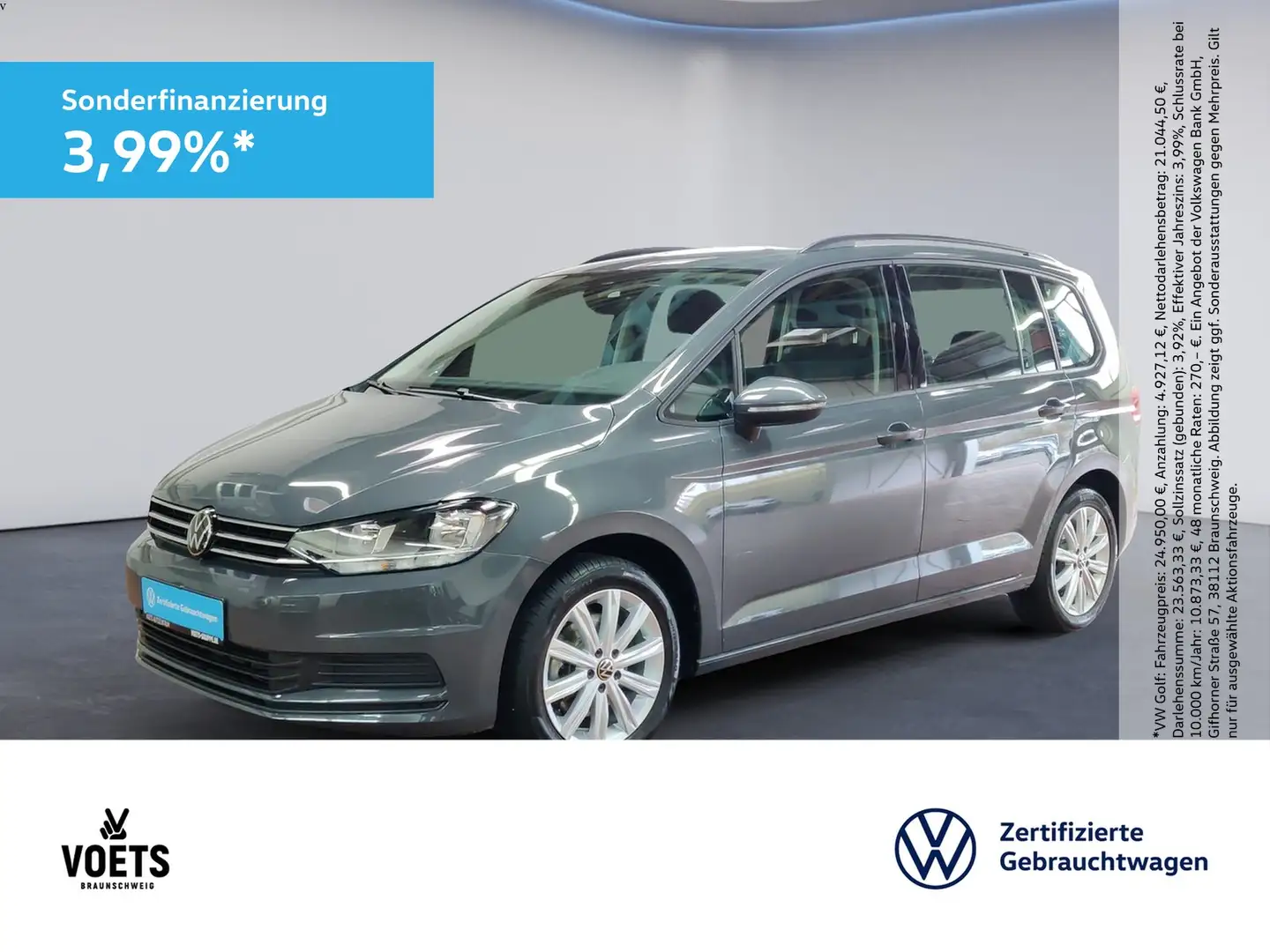 Volkswagen Touran Comfortline 1.5 TSI NAVI+SHZ+PDC+KLIMA Grigio - 1