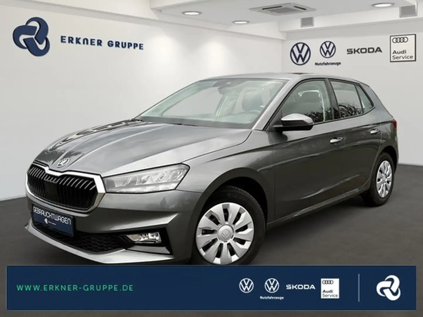 Skoda Fabia 1.0TSI DSG Selection LED+TEMPOMAT+DIGIDISPL+++ Gris - 1