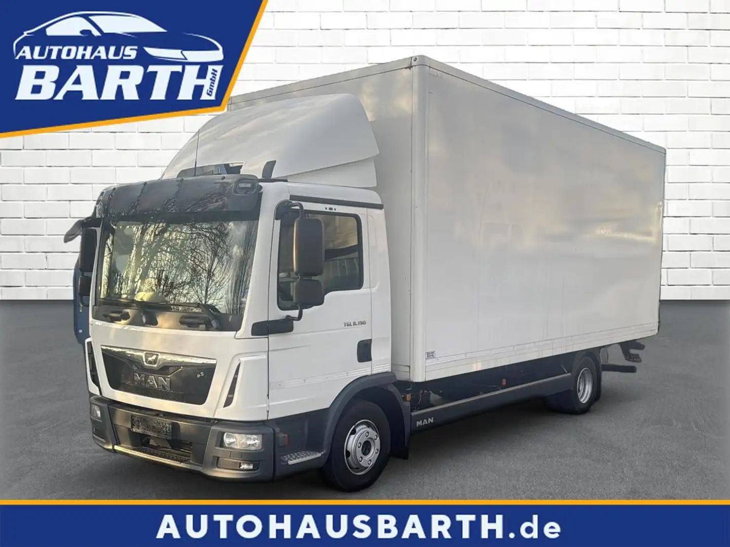 MAN TGE TGL8.190 *Koffer*Klima*Luft*Navi*STHZG*TEM* Blanc - 1