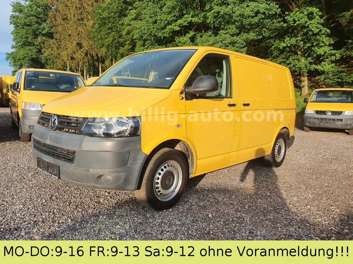 Volkswagen T5 Transporter 2.0TDI EU5*2xSchiebetüre*1.Hand* Gelb - 2