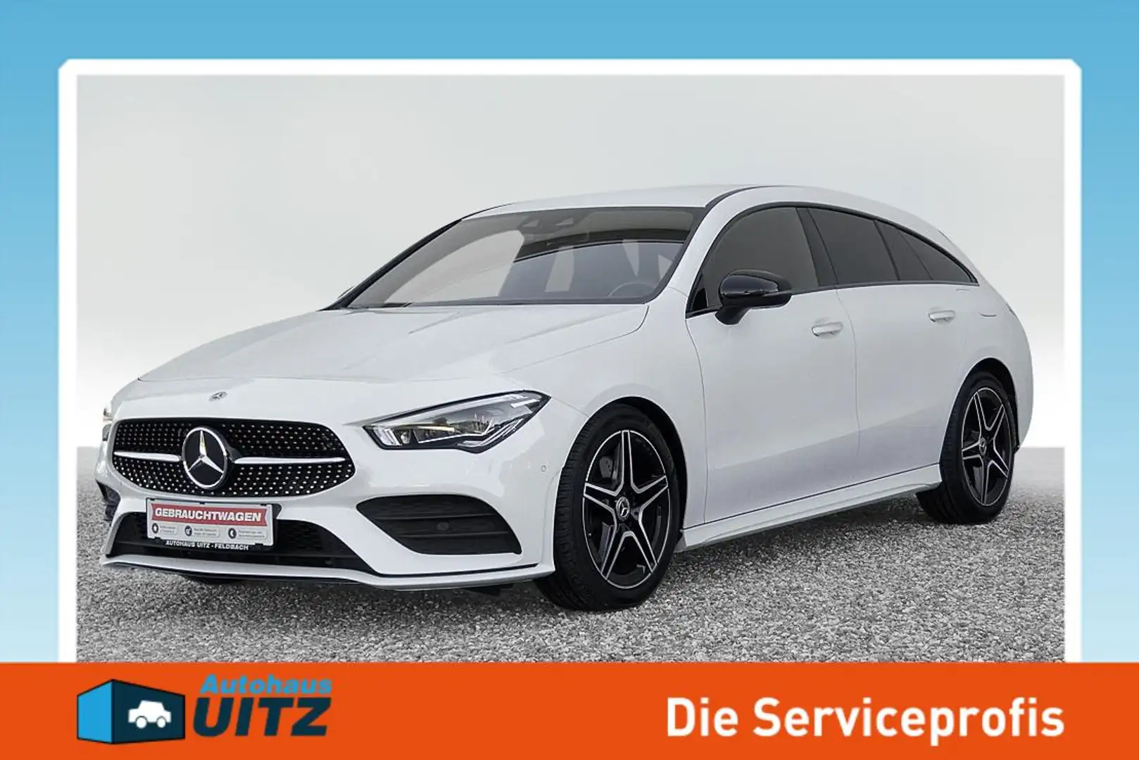 Mercedes-Benz CLA 220 d Shooting Brake AMG +KeyGo+Shz+Night+LED Weiß - 1