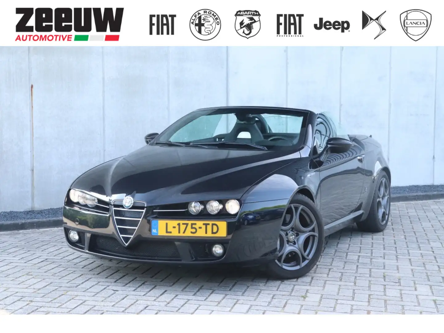 Alfa Romeo Spider 1.750 Turbo 200 PK Exclusive | Leder | Pack Sport Zwart - 1