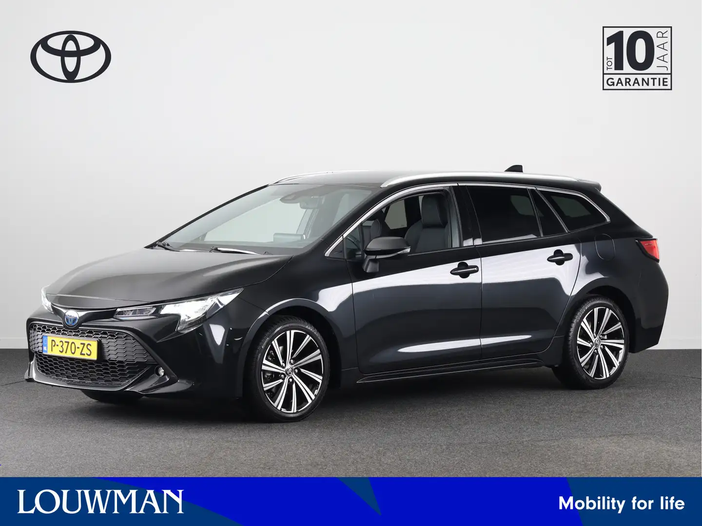Toyota Corolla Touring Sports 1.8 Hybrid Business Plus | Half led Zwart - 1