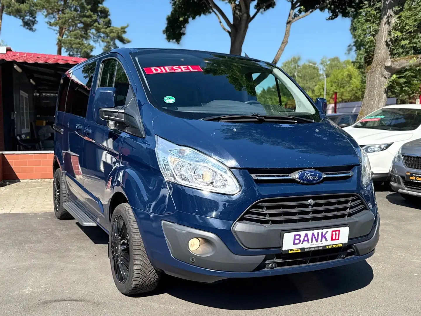Ford Transit Custom 300 L Tita. Neue Inspektion . AHk Bleu - 1