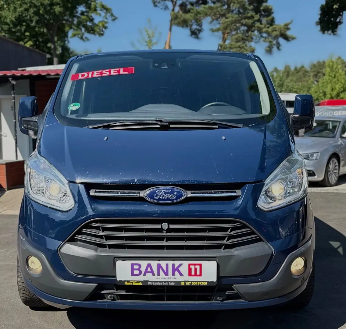 Ford Transit Custom 300 L Tita. Neue Inspektion . AHk Bleu - 2