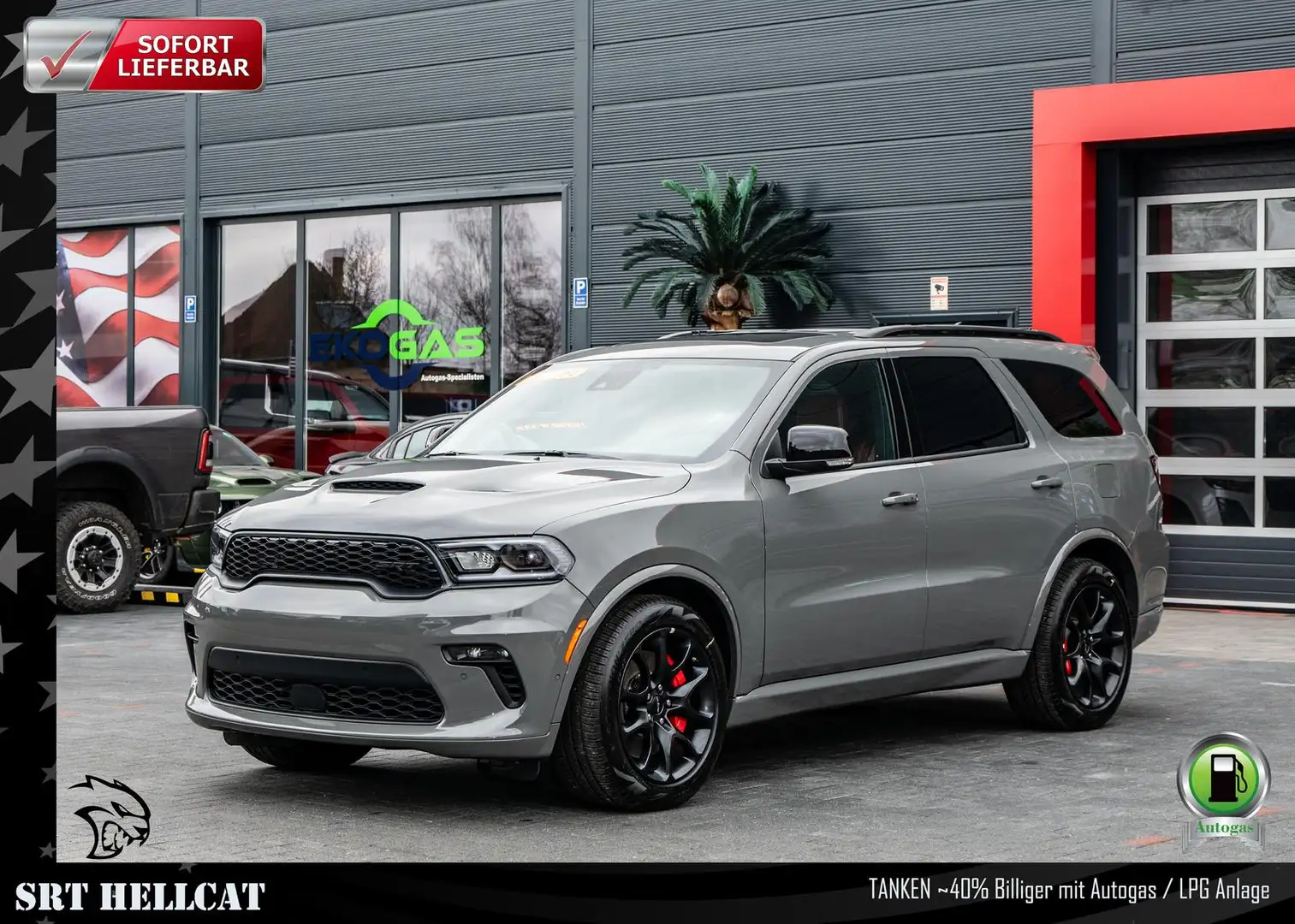 Dodge Durango 6,2l Hellcat,Brembo,ACC, Gri - 1