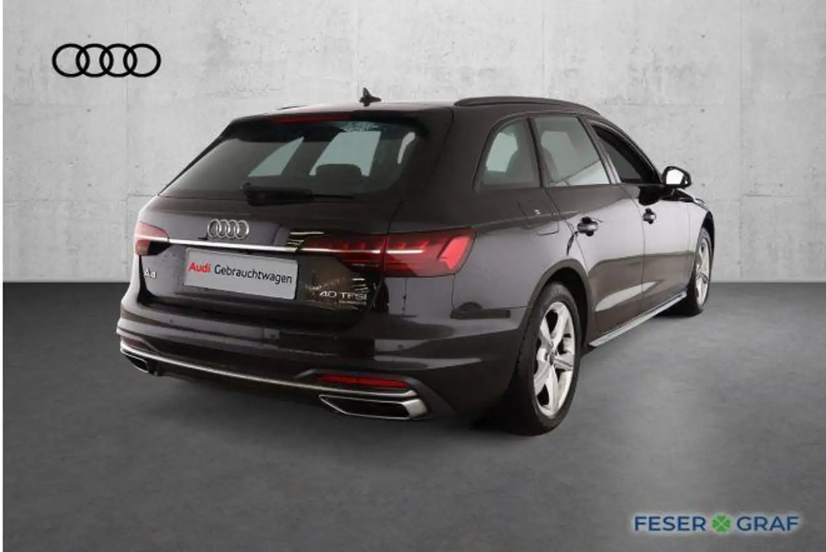 Audi A4 Av. 40 TFSI adv. - KAMERA - ACC - LED Schwarz - 2