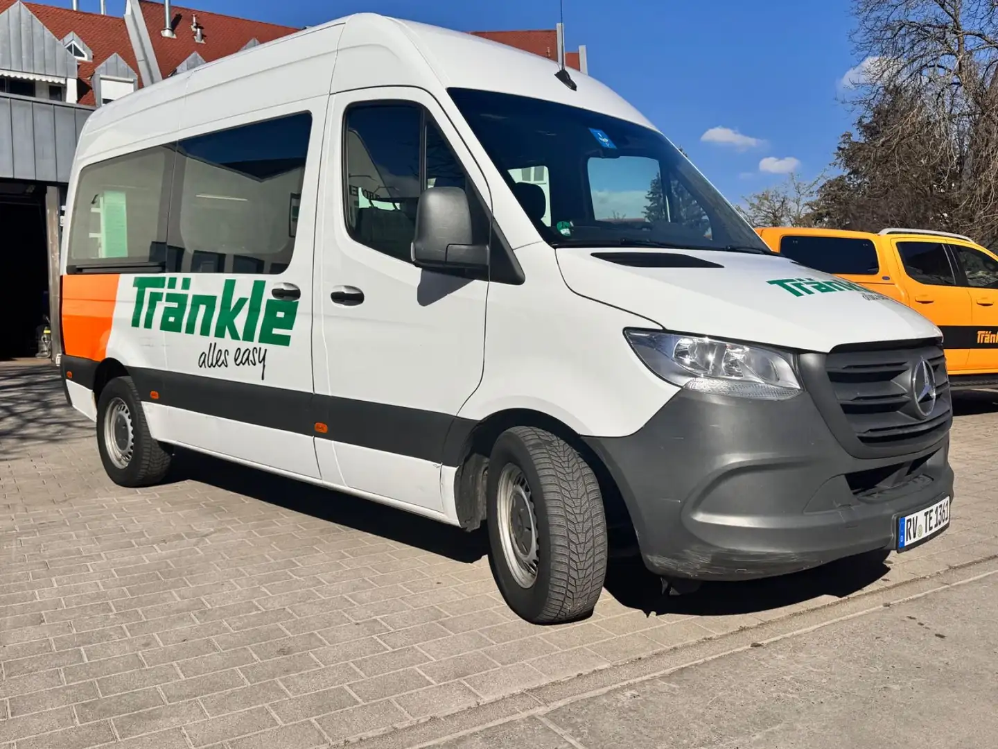 Mercedes-Benz Sprinter 316 CDI RWD, 9 Sitzer, AHK 3,5t Blanc - 2