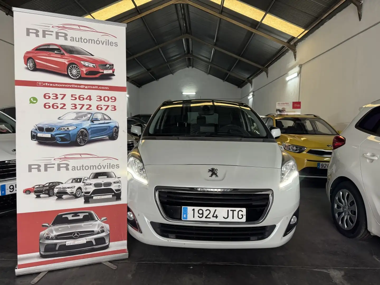 Peugeot 5008 1.6 BlueHDI Allure 7 pl. 120 Blanc - 2