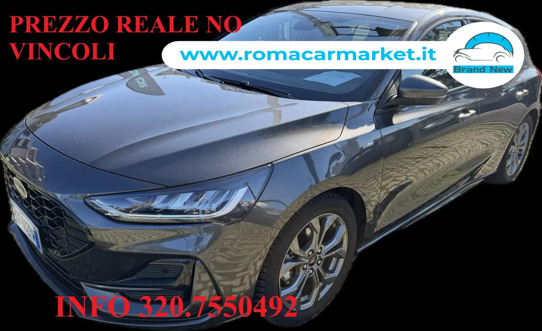 Ford Focus Focus 1.5 ecoblue ST-Line 115cv auto COPILOT KM CERTIF Gris - 1