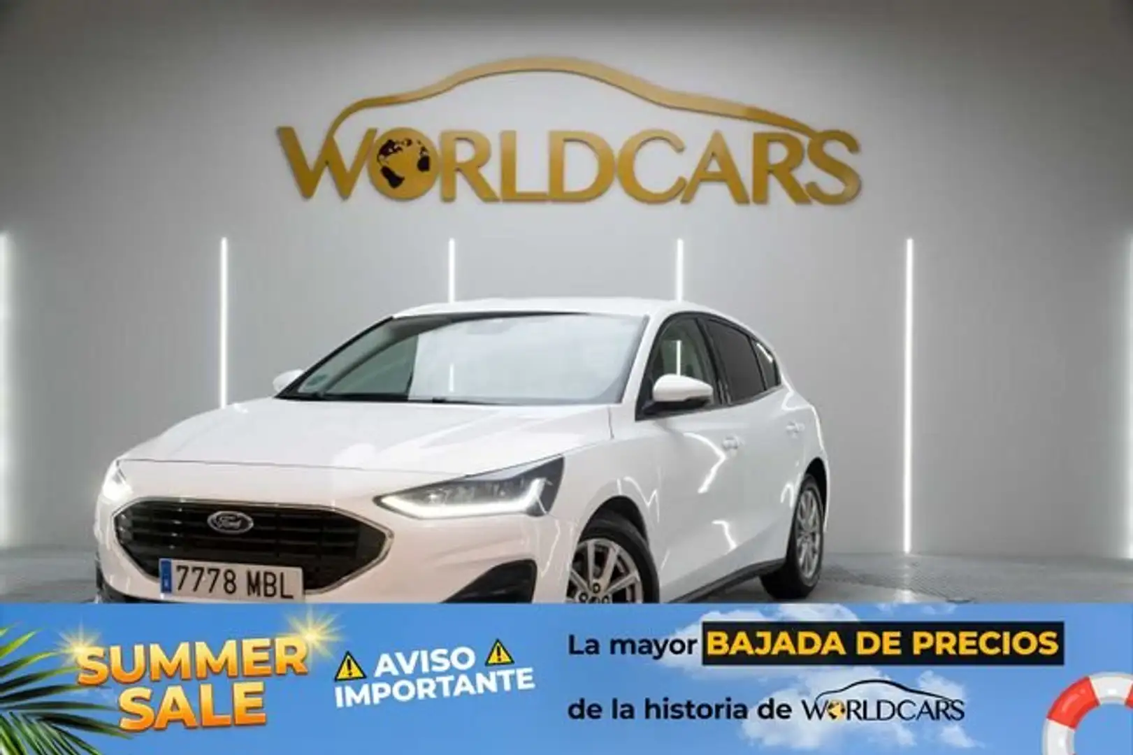 Ford Focus 1.5 Ecoblue Trend+ 120 Aut. Blanco - 1