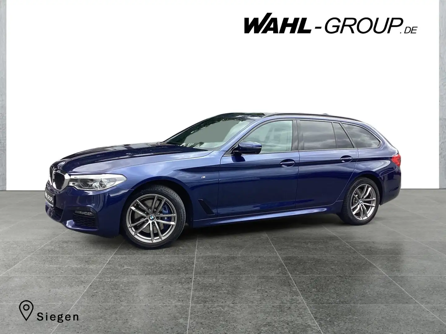 BMW 530 i TOURING M SPORT *PANORAMA*AHK*NAVI* Bleu - 1