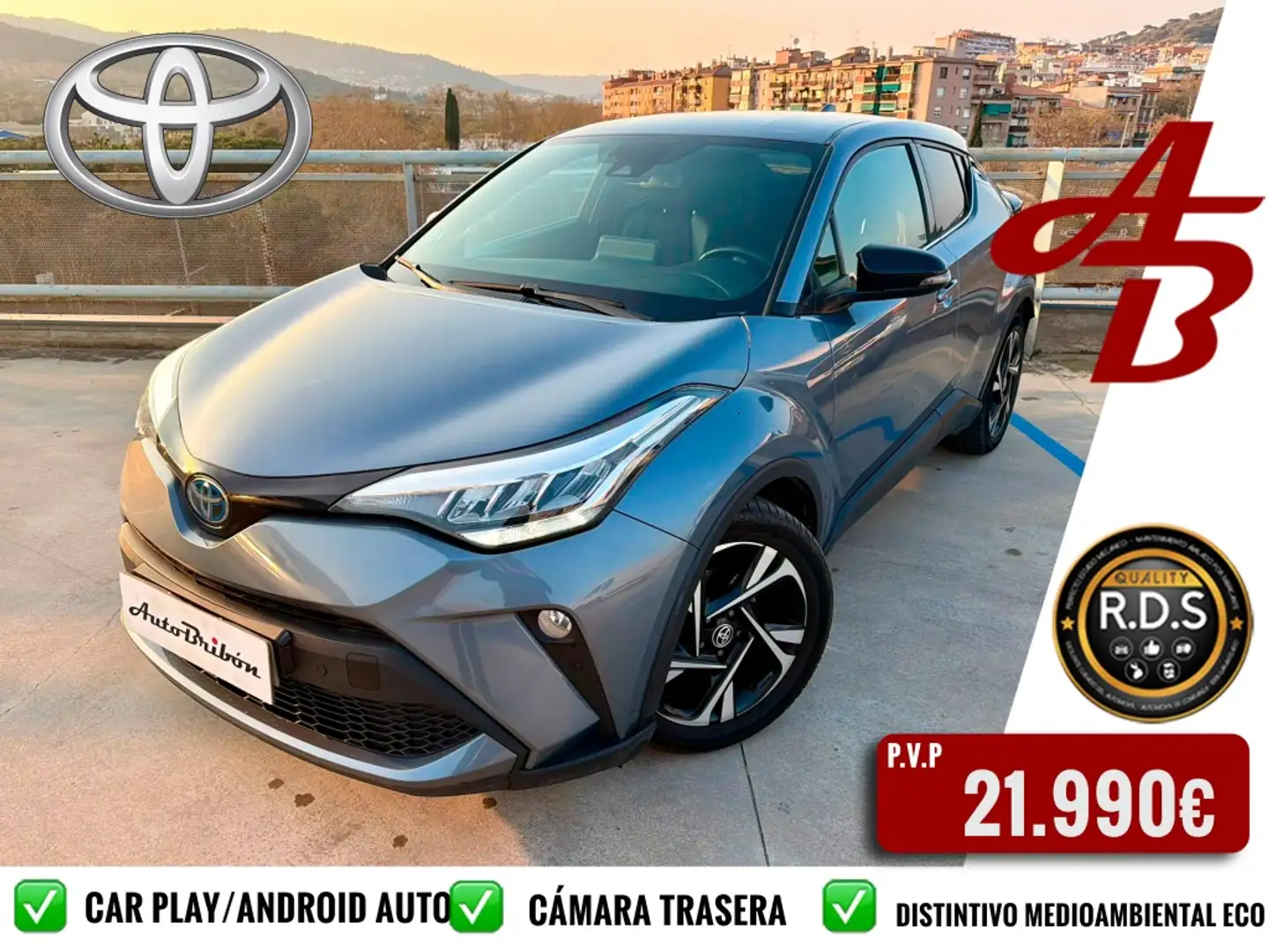 Toyota C-HR 125H Advance Gris - 1