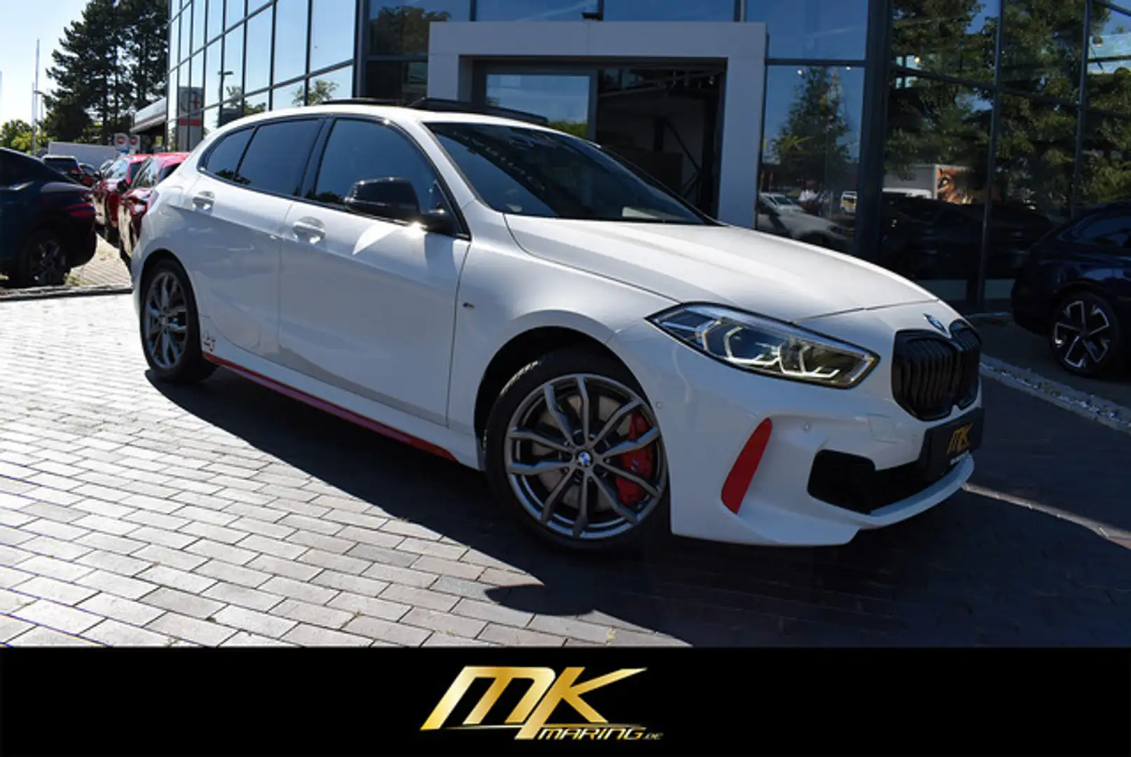 BMW 128 ti M SPORT PAKET*LED*CARPLAY*LEDER*PANO*NAVI Wit - 1