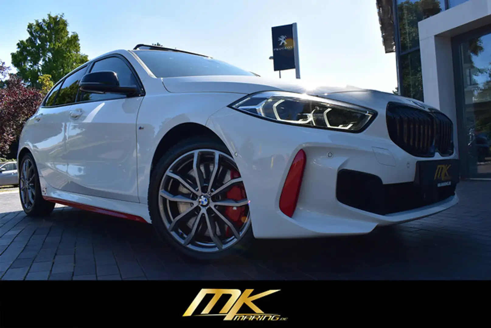 BMW 128 ti M SPORT PAKET*LED*CARPLAY*LEDER*PANO*NAVI Wit - 2